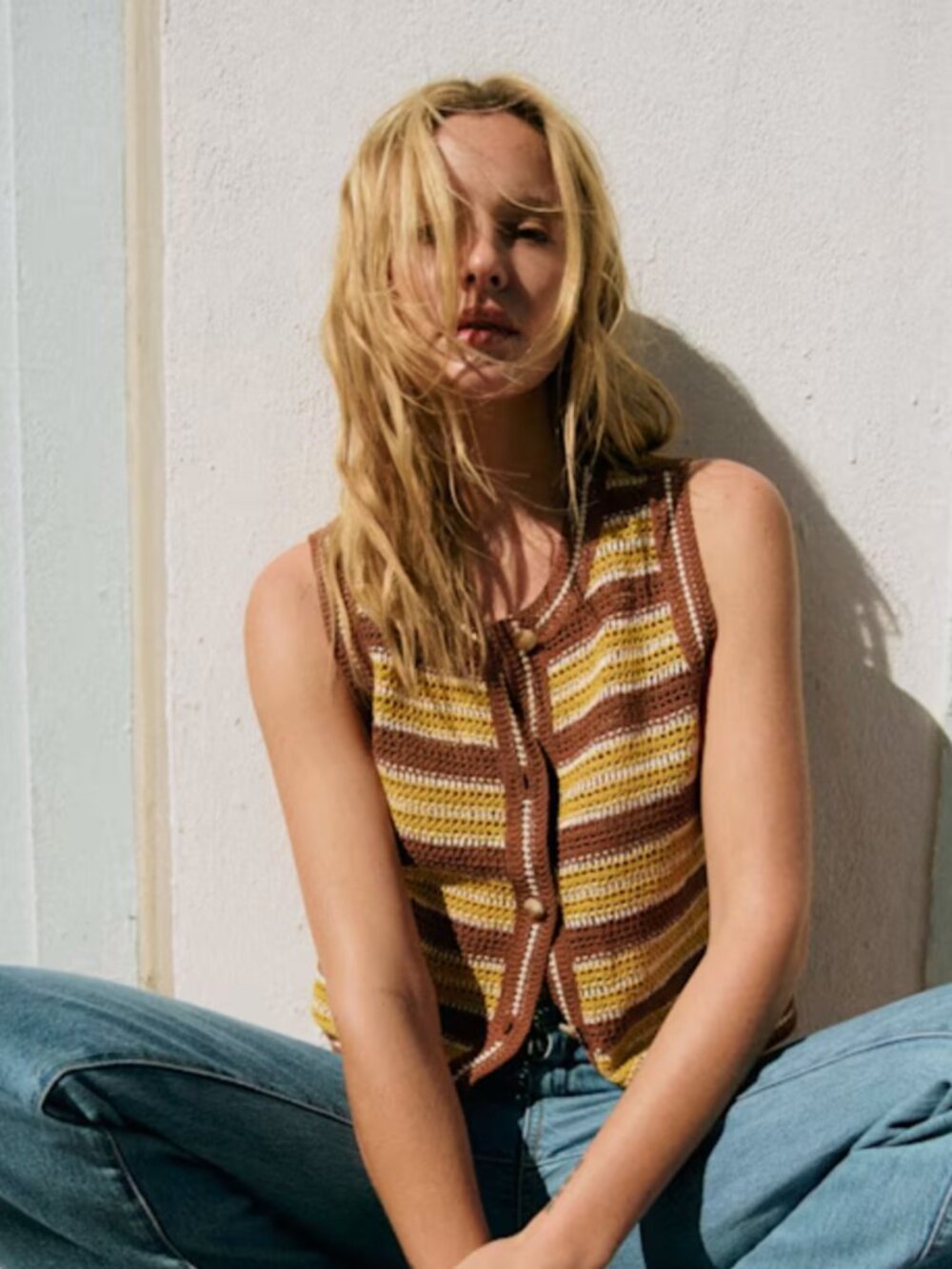 Sezane "Ron" vest + FREE TOTE!